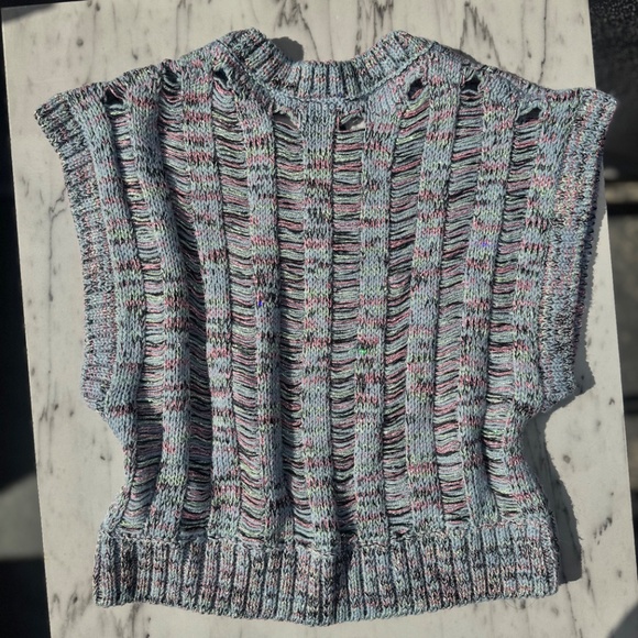 Missoni cropped top in lurex wool blend knit - Picture 8 of 10